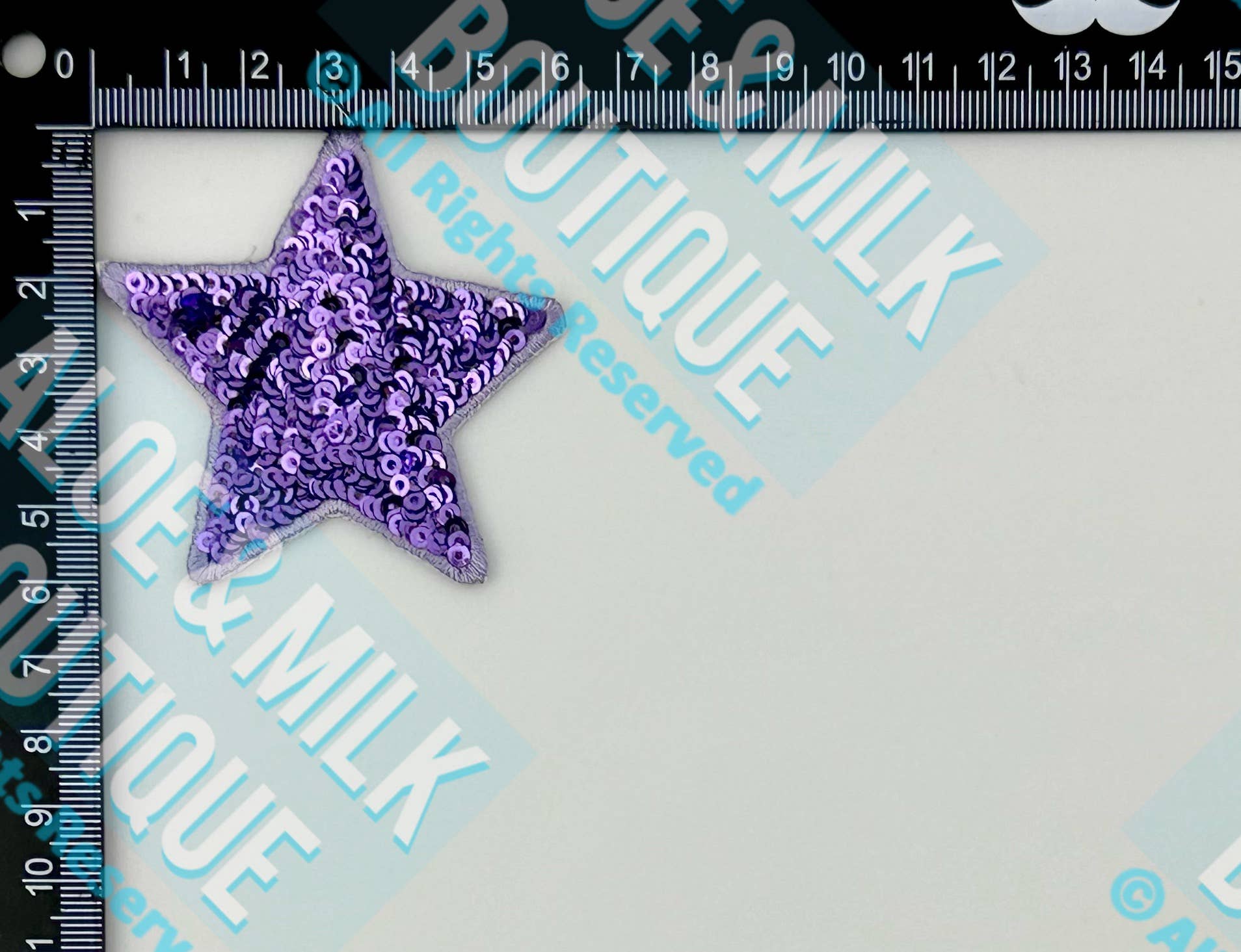 Aloe and Milk Boutique - Wholesale Patch - New Sequin Star Small, sequin star patch, cheer patch18