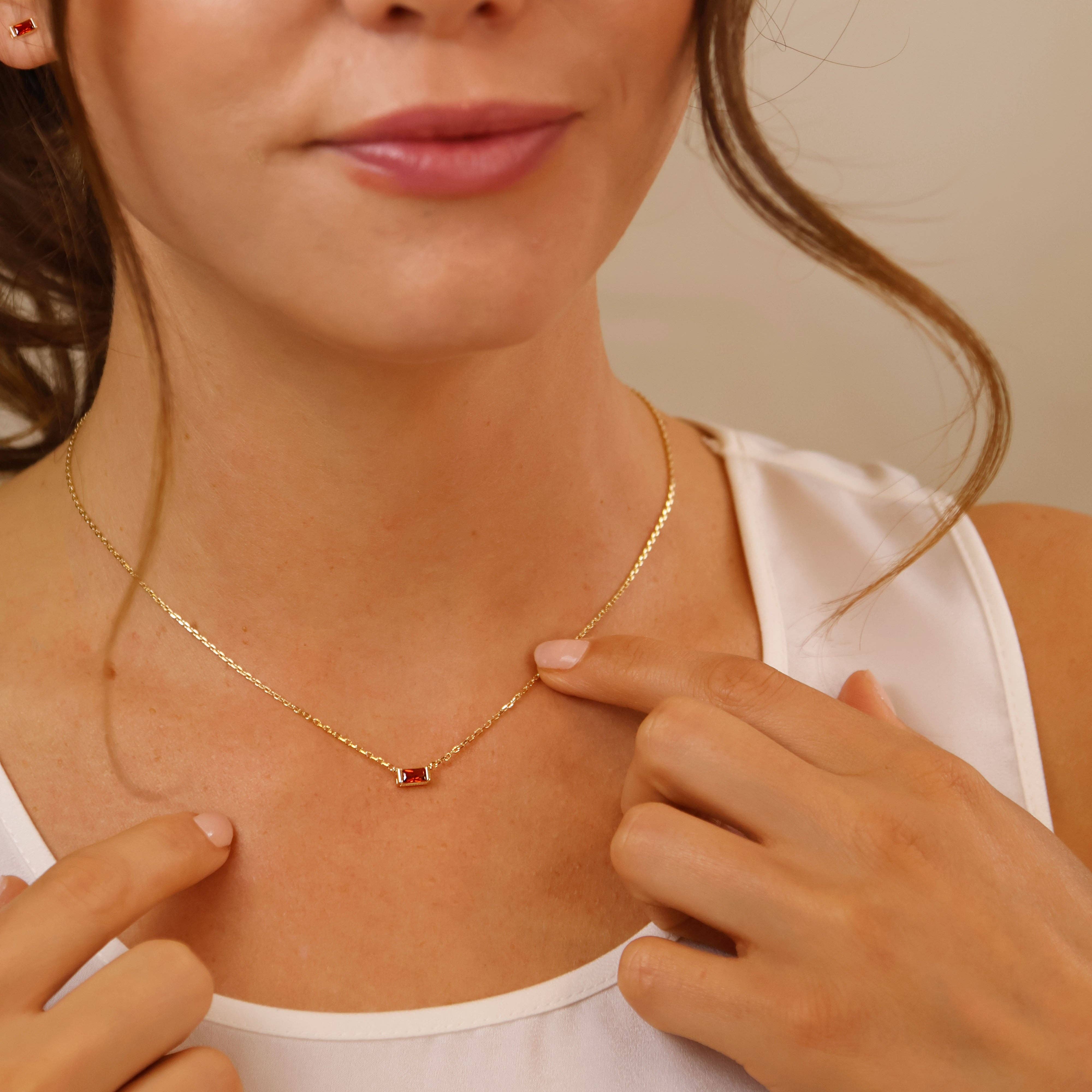 GoldFi – Conjunto de joias por atacado – Conjuntos de Pedra do Mês de Celebração em Ouro 18k Revestido7