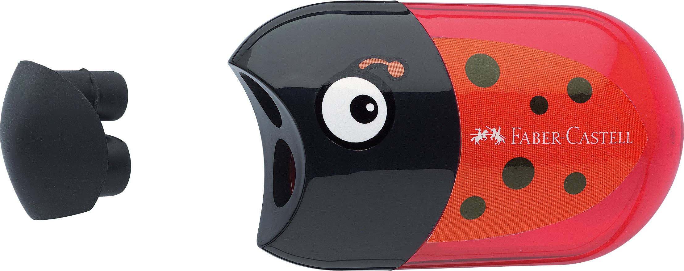 Faber-Castell / Creativity for Kids - Wholesale Pencil Sharpener - Ladybug Character Pencil Sharpeners - Box of 51