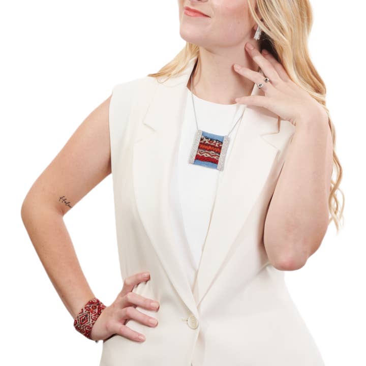 Lupin Lime - Wholesale Pendant/Charm Necklace - Humahuaca Cielo2