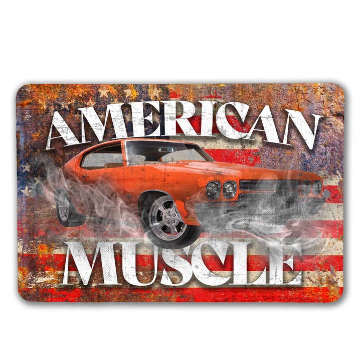 1970 Chevelle American Muscle Sign for wholesale by Real Cool Stickers & Stuff