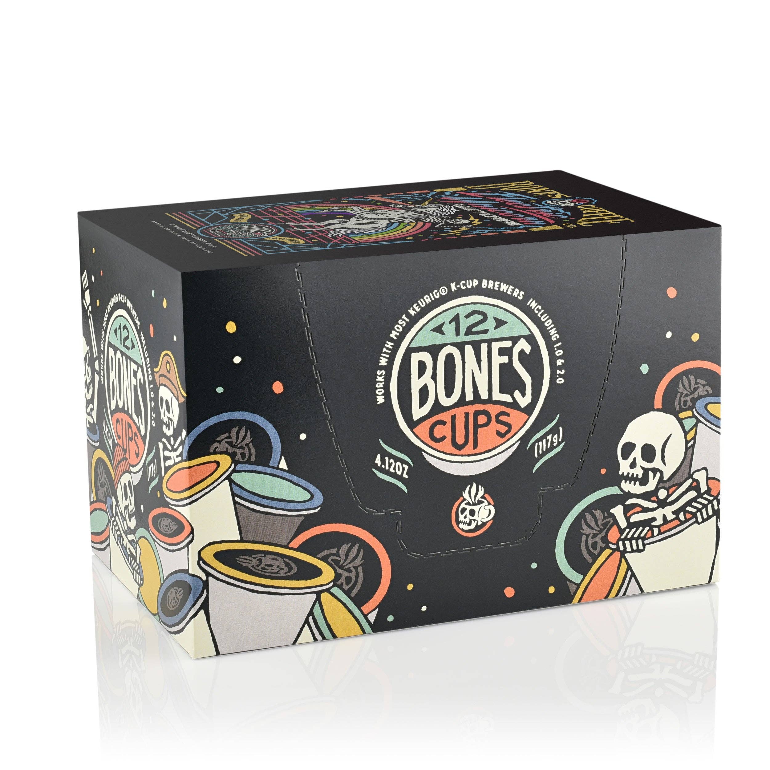 Bones Coffee Company - Wholesale Coffee Pods - Electric Unicorn Coffee Pods | 12 Count | Flavored Coffee4
