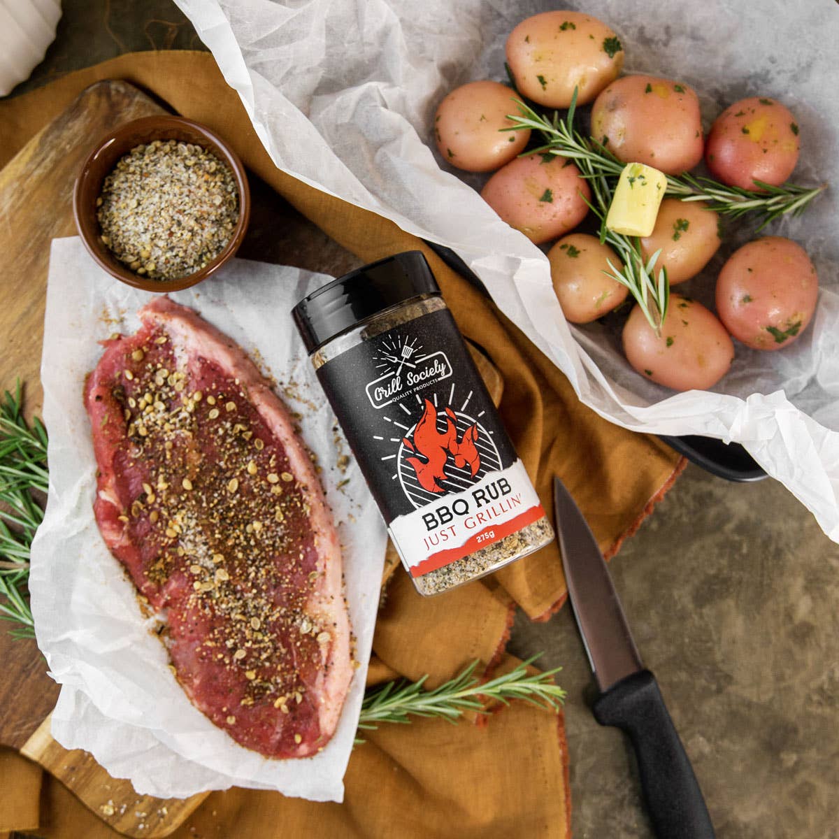 Grill Society - Wholesale Rub - Grill Society Just Grillin’ BBQ Rub2