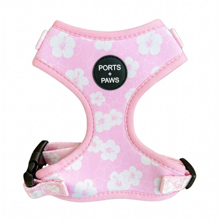 Verstelbaar harnas - Hibiscusroze voor wholesale door Ports and Paws