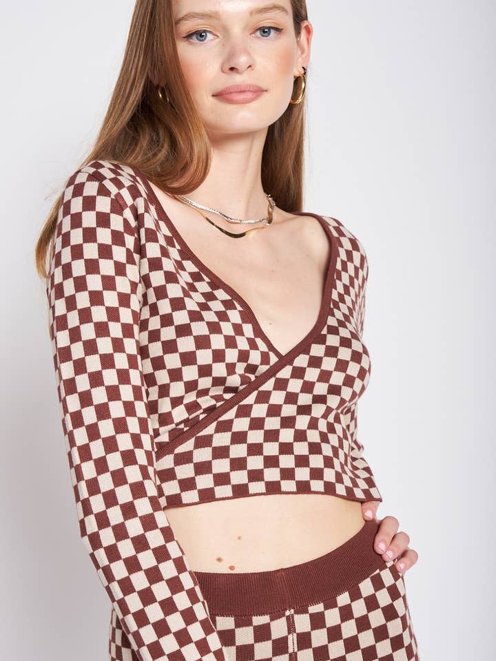 TERNET WRAP BESKÅRET TOP for engroshandel hos Emory Park