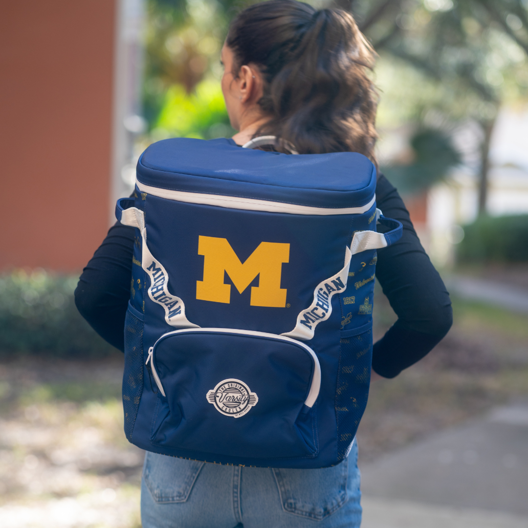 Varsity Cooler - Wholesale Cooler/Cooler Bag - University of Michigan Backpack Cooler17