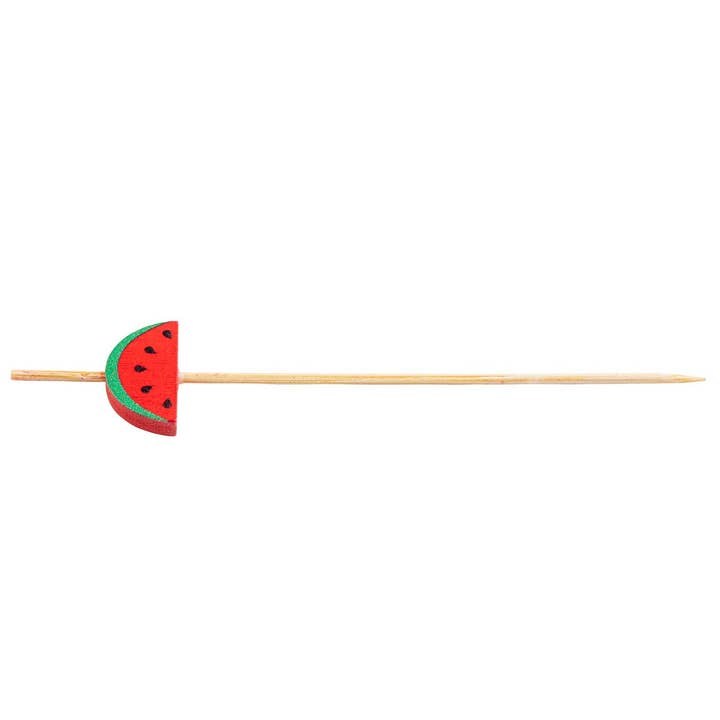 TableCraft Products Company - Wholesale Cake/Cupcake Topper - 4.5" Decorative Picks (Watermelon), Pack of 100