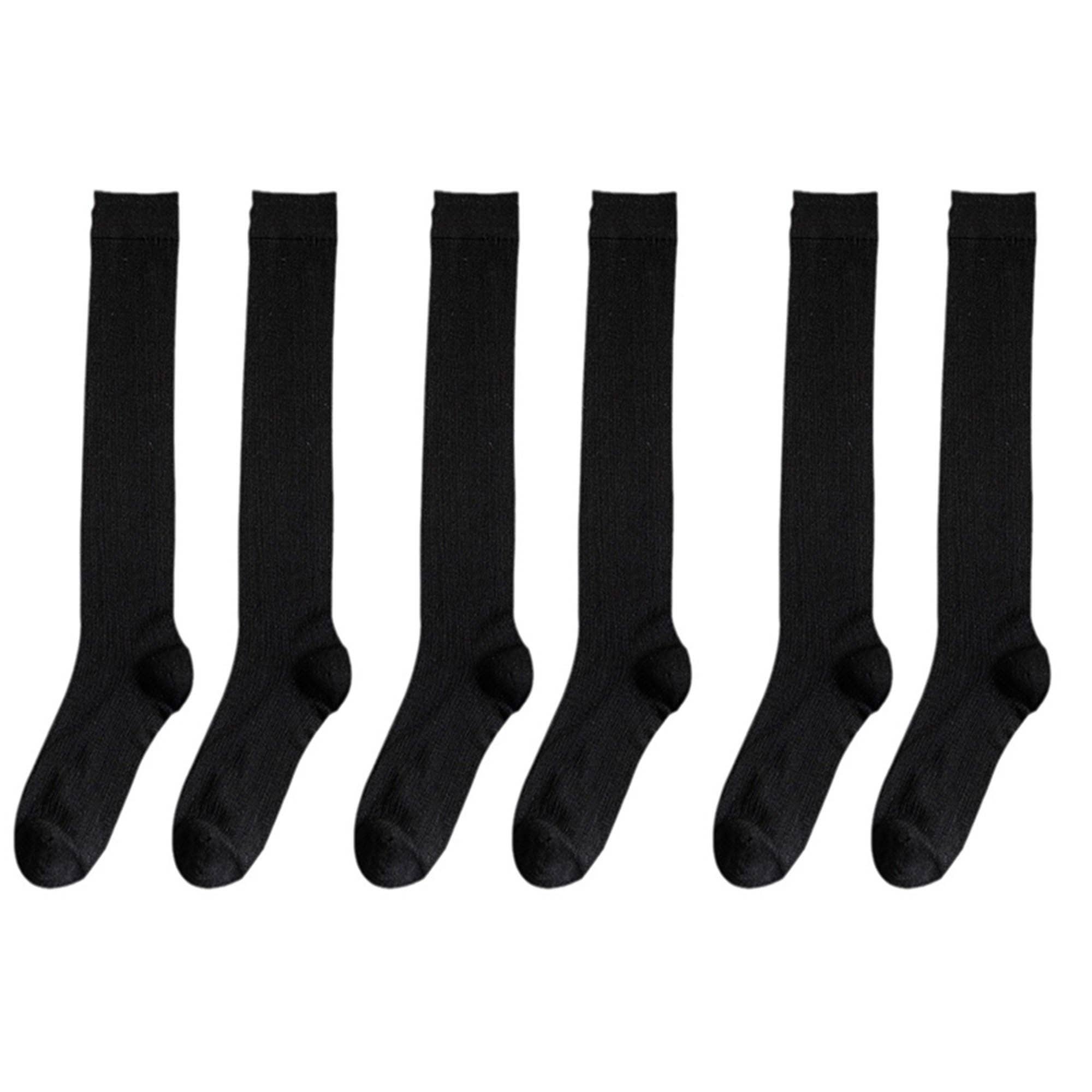 AK Brand - Wholesale Socks - Women's - 3-Pack Knee-High Ribbed Socks with Soft Stretch Knit Fabric11