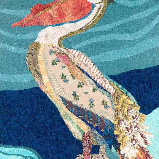 Brenda Bogart - Wholesale Art Print - Acrylic Framed Pelican I