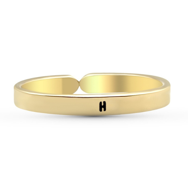 Camilla Limón - Wholesale Band/Stacked Ring - Initial Adjustable, Personalized, Engraved Stacking Ring23