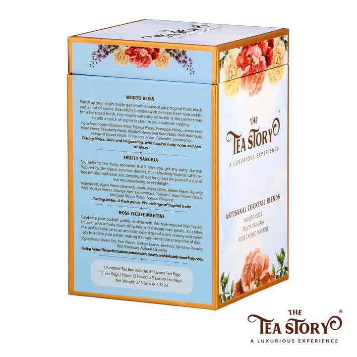 The Tea Story - Wholesale Tea Bags - Cocktail Blends Assorted Tea Box1