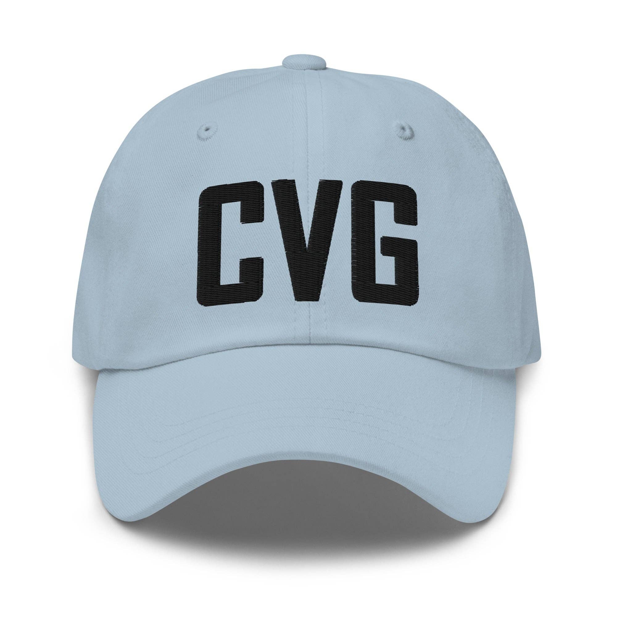 CRE PYT - Vente Casquette de baseball – unisexe - Casquette de papa brodée avec le code aéroport CVG Kentucky9
