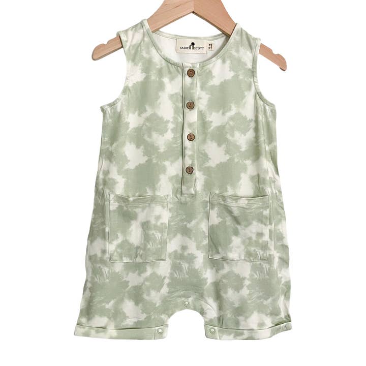 Pullover senza maniche | Seafoam Tie Dye | Bamboo per la vendita all'ingrosso da parte di Sadie Scott