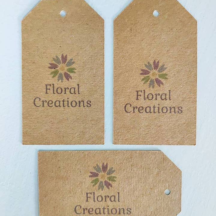 Fernery Designs - Venta al por mayor Etiquetas de regalos - Etiquetas Kraft recicladas impresas personalizadas