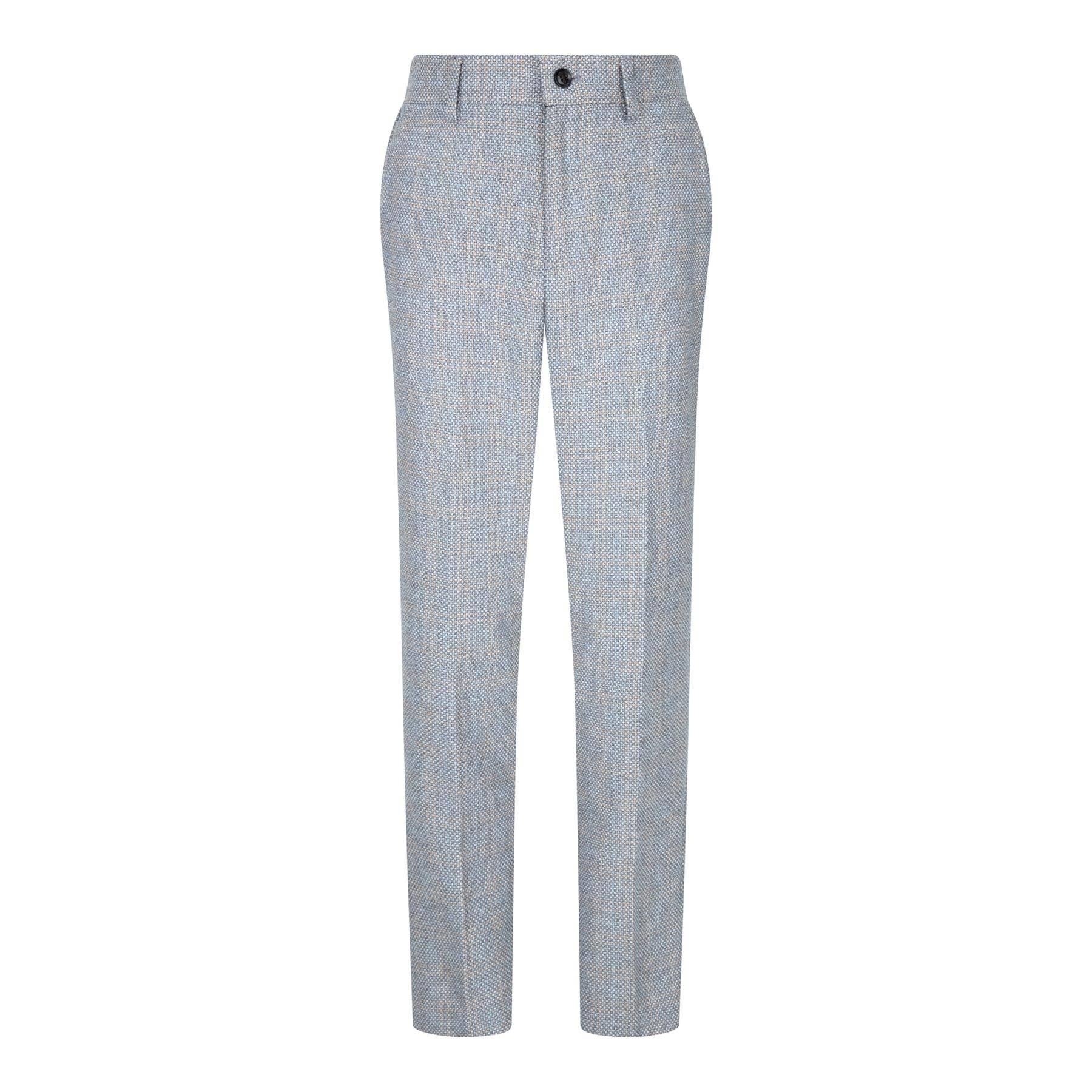 Creme Terno vintage retrô masculino creme de 3 peças com padrão tweed xadrez para venda a revendedores na Faire7