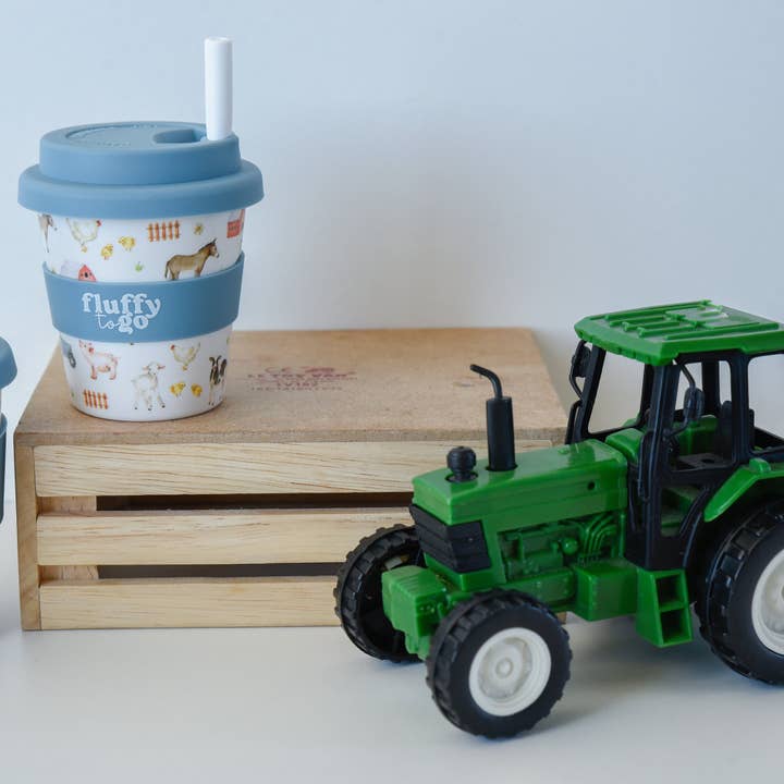 Fluffy To Go - Wholesale Drinking glass/cup – Kids & Baby - BARNYARD BREW FLUFFY CUP3