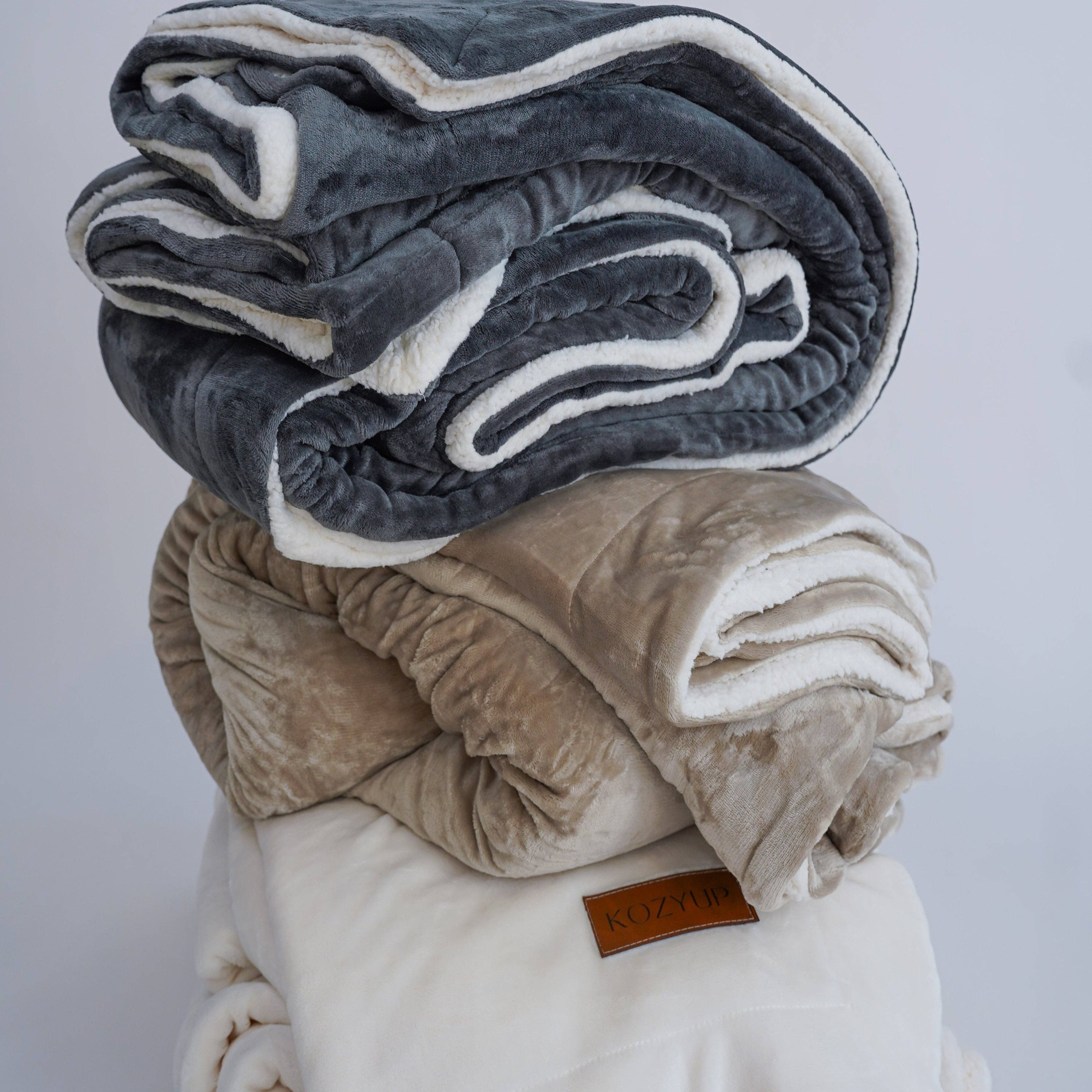 KozyUp - Wholesale Bedding Blanket - Cloud 9 Oversized Sherpa Blanket1