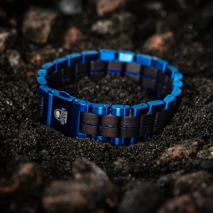 Woodystore - Wholesale Bangle Bracelet - Mighty Blue Spartan