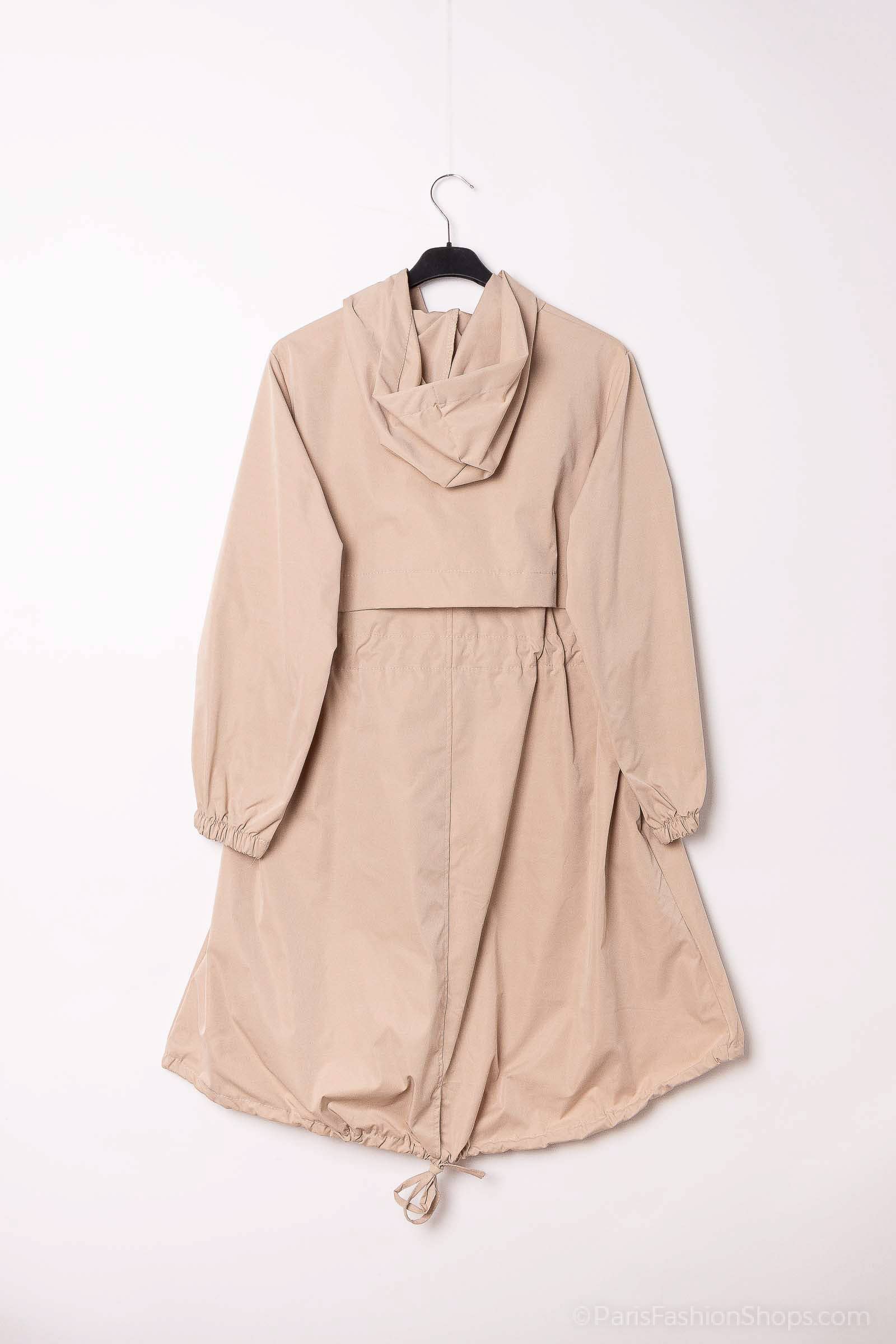 Pépouz' Paris - Wholesale Parka - Women's - Long hooded parka with adjustable drawstrings6