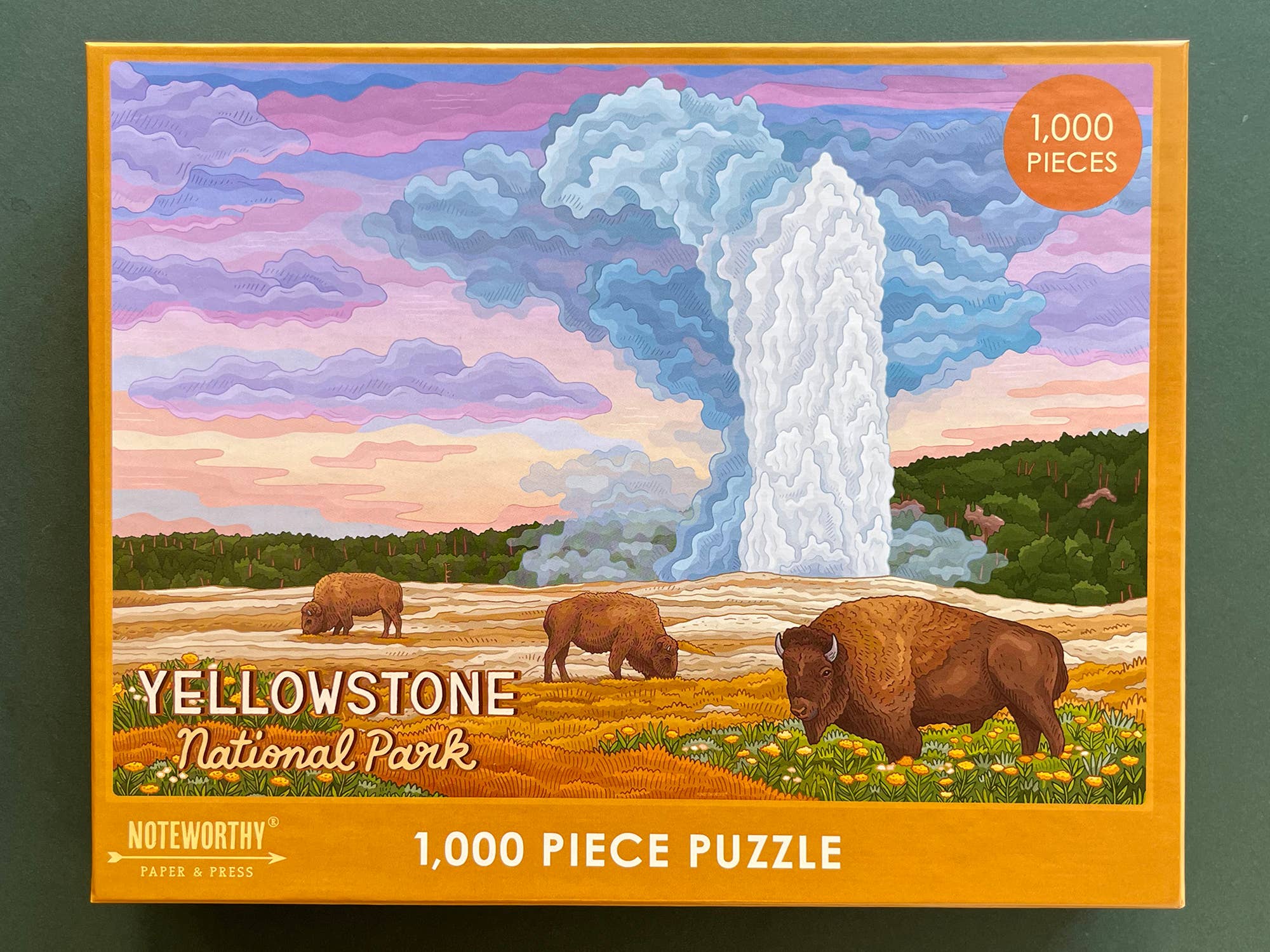 Noteworthy Paper & Press - Vendita all'ingrosso Puzzle - Adulti - Puzzle del Parco Nazionale di Yellowstone1