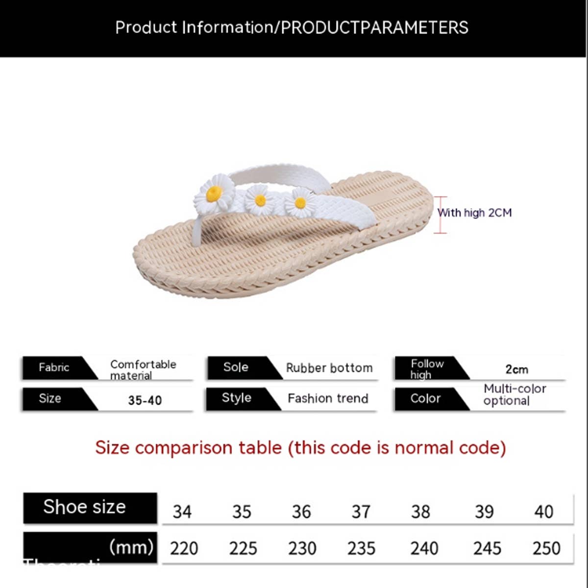 ACCITY - Wholesale Flip Flops - Women's - SUNFLOWER FLOWER SUMMER BEACH FLIP FLOPS_CWSHS06705