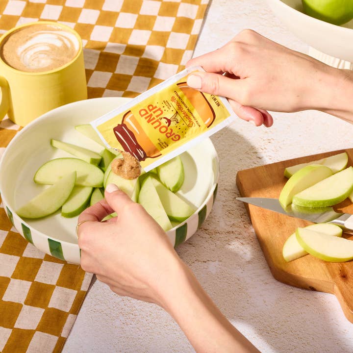 Ground Up - Wholesale Nut Butter - Snickerdoodle Squeeze Packs (Caddy of 10)3