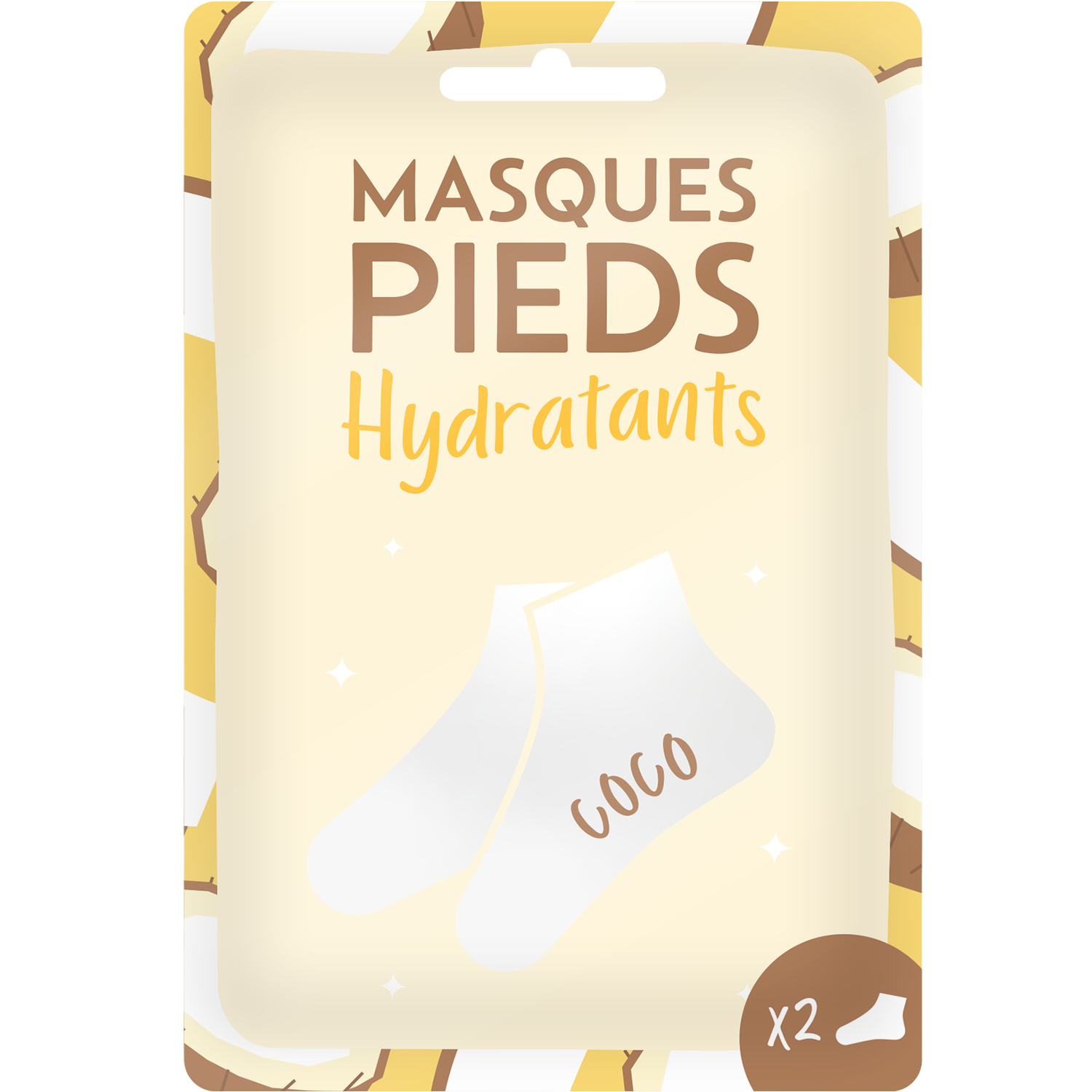 FRENCH TENDANCE - Wholesale Hand Cream/Lotion - Hydrating Foot Mask - Coconut Scent - FRENCH TENDANCE1