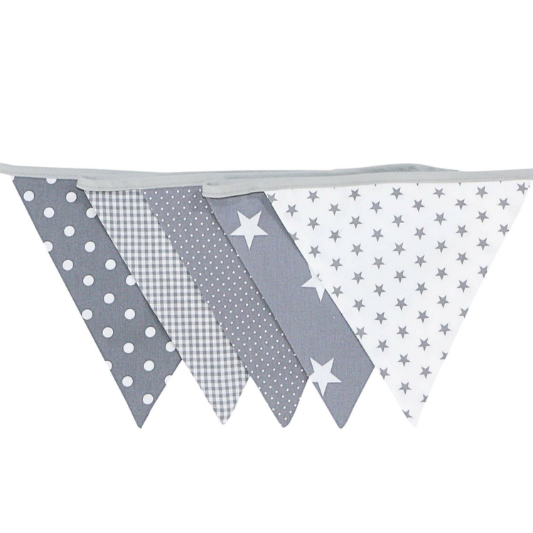 ULLENBOOM - Wholesale Wall Decor - Kids & Baby - Grey Stars Nursery Banner2