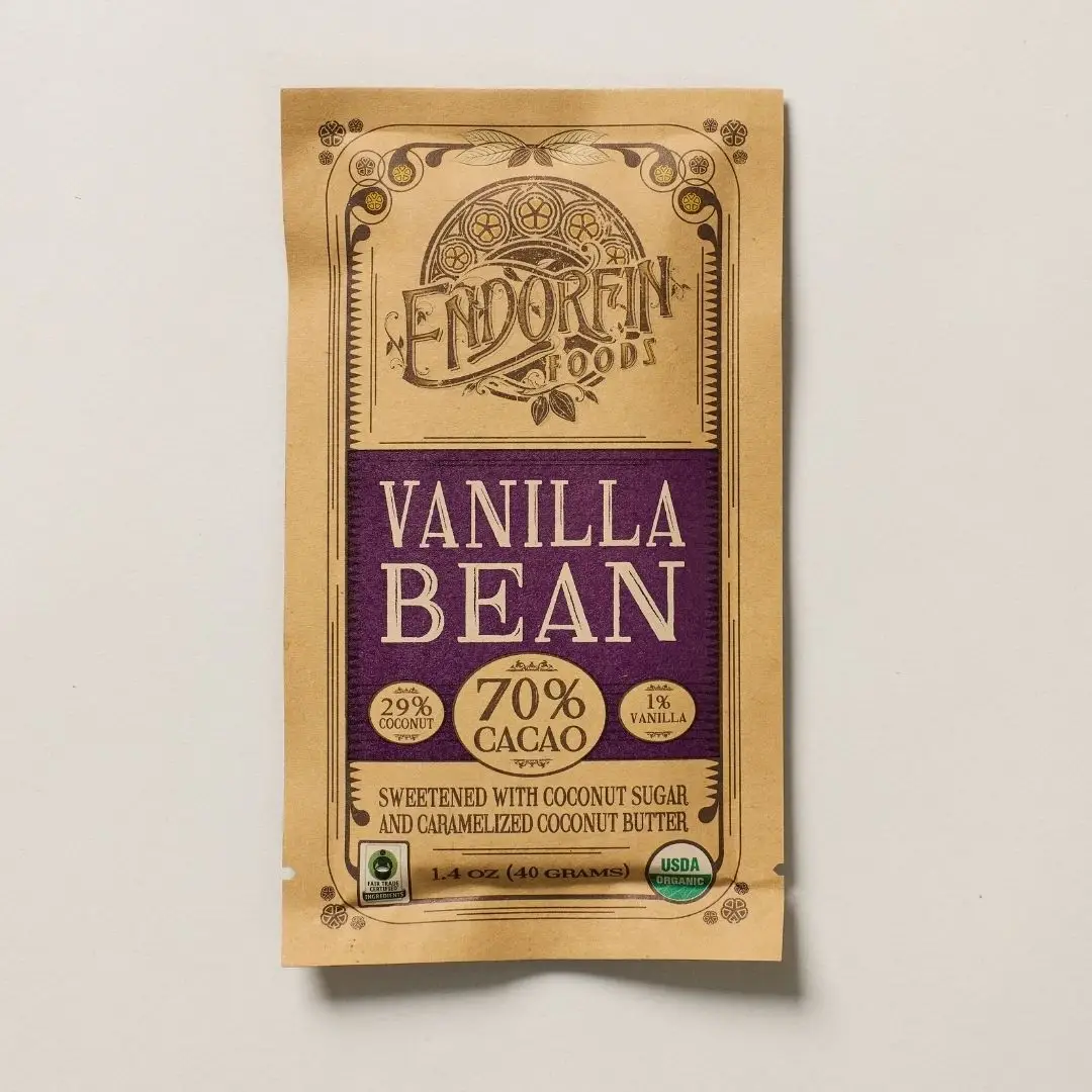 Coracao Chocolate & CACOCO - Wholesale Chocolate Bar - Endorfin Vanilla Bean Dark Chocolate Bar1