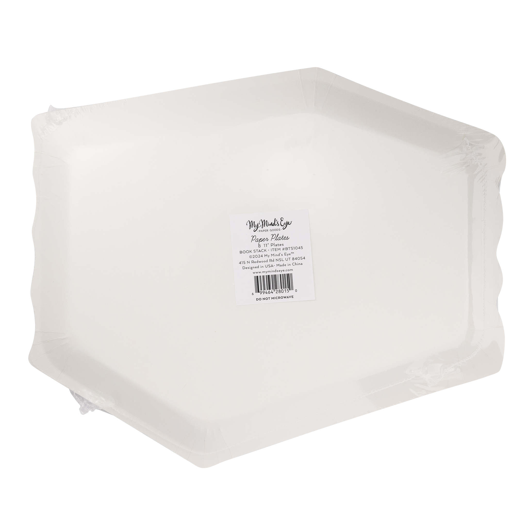 My Mind’s Eye - Wholesale Disposable Plate - BTS1045 - Stack of Books Paper Plate5