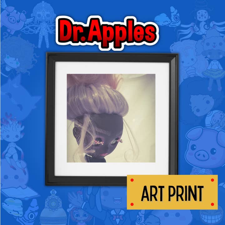 Impresión artística - Dots Blythe- Ooak Art Doll para venta al por mayor de Dr. Apples, LLC