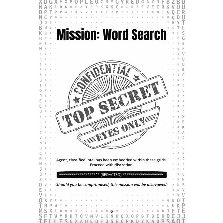 Unscreen Yourself! - Wholesale Puzzle - Adult - The Art of Espionage – Spy-Themed Word Search with Trivia3