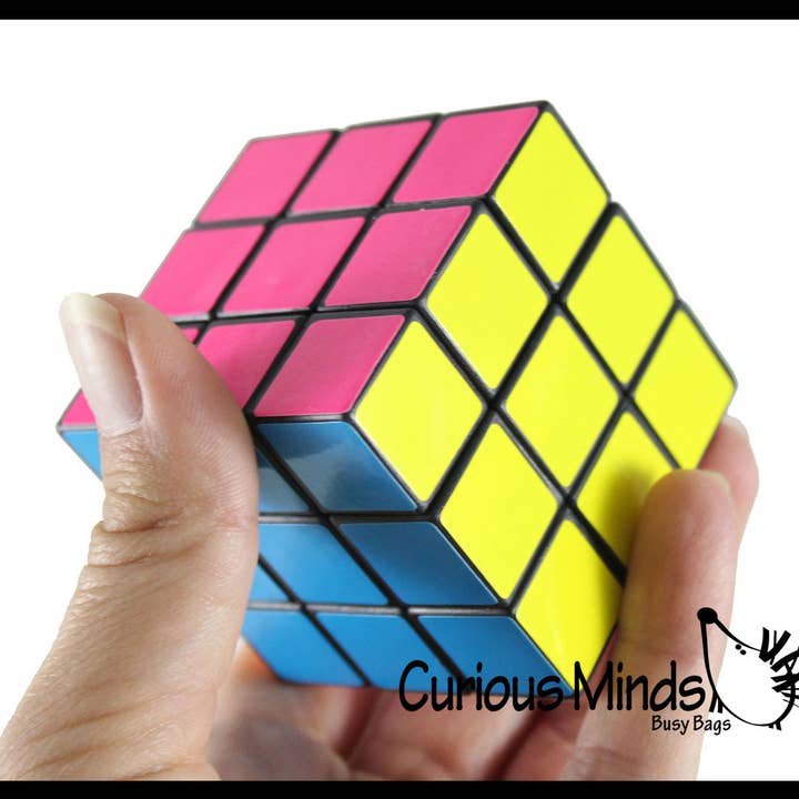1 juego de rompecabezas Speed Cube multicolor Neon 3x3 - Problema- para venta al por mayor de Curious Minds Toys