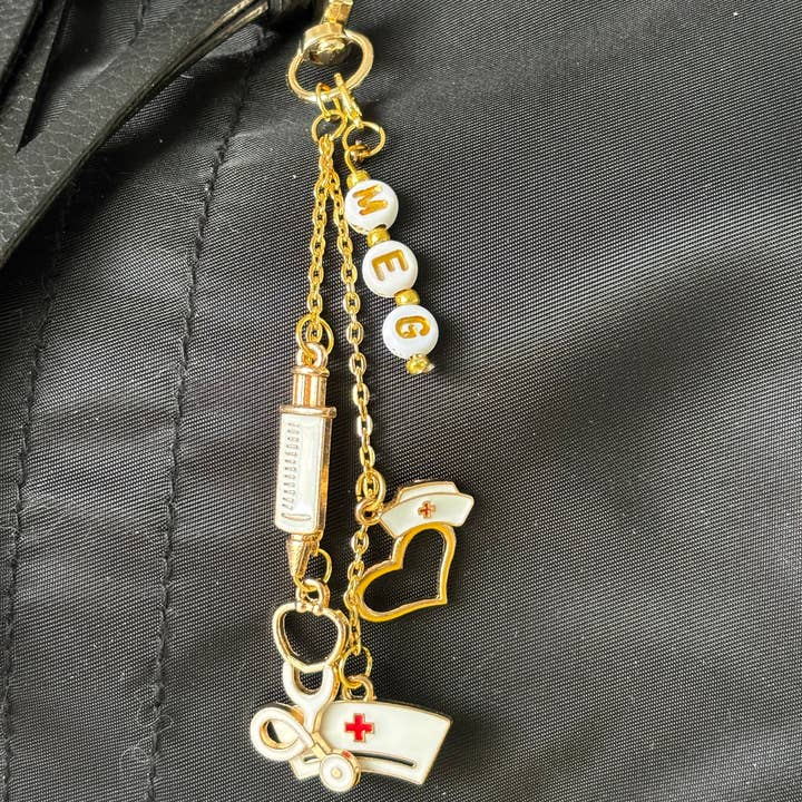 Nurse Purse Charm/Keychain for wholesale by Megan Ceron Designs