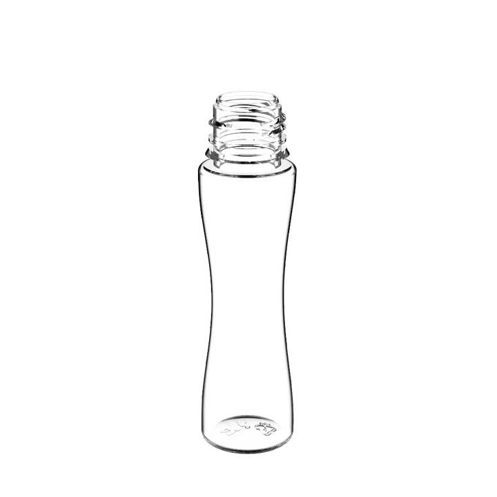 Copackr - Wholesale Travel Container - Chubby Gorilla 60ML Unicorn Bottle - Clear Bottle / Black Cap - V35