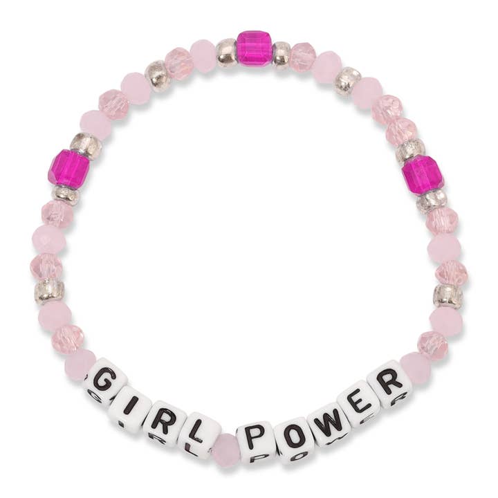 My Fun Colors - Wholesale Beaded Bracelet - Kids - Kids Colorful Words Beaded Stretch Bracelets | 12 Styles!
