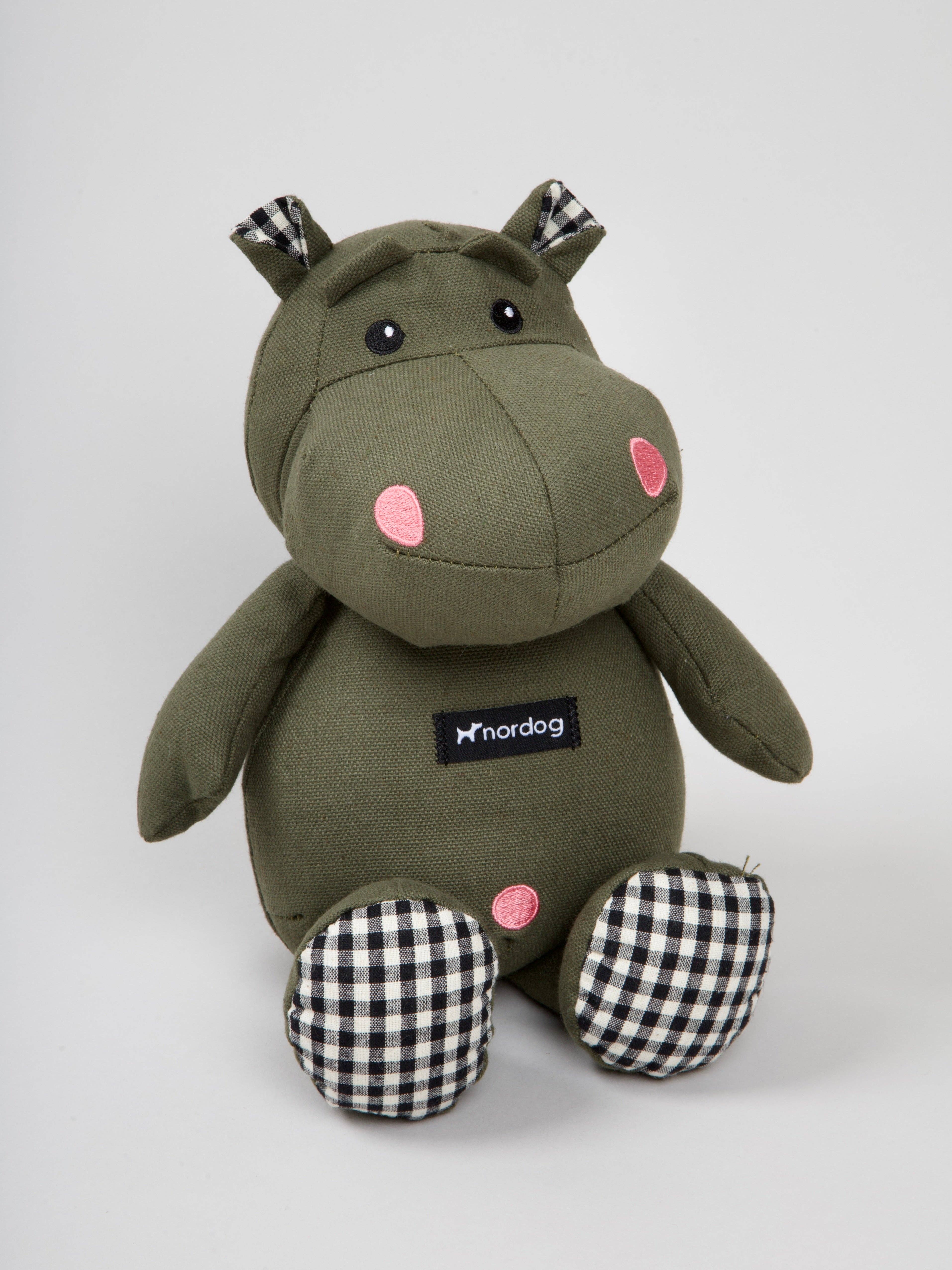Nordog - Wholesale Pet Plush Toy - Dog - Henny The Hippo Olive2