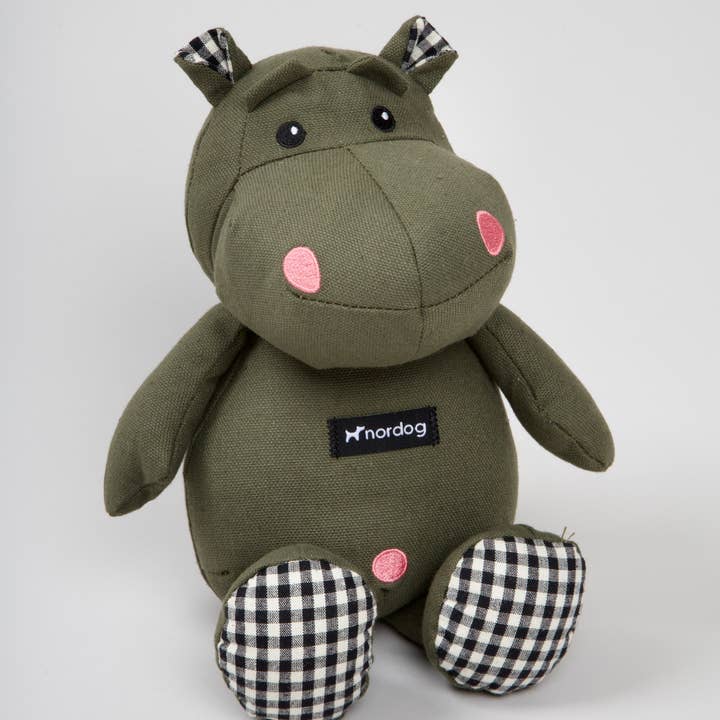 Nordog - Vendita all'ingrosso Peluche - Cani - Henny L'ippopotamo Olive2