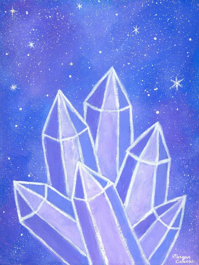 Crystalline Growth 8"x10" OR 11"x14" Art Print for wholesale by Morgan Cerese Art