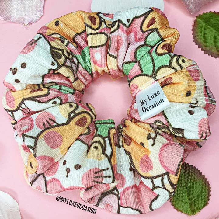 Cute Animal Cartoon Scrunchie for wholesale by My Luxe Occasion