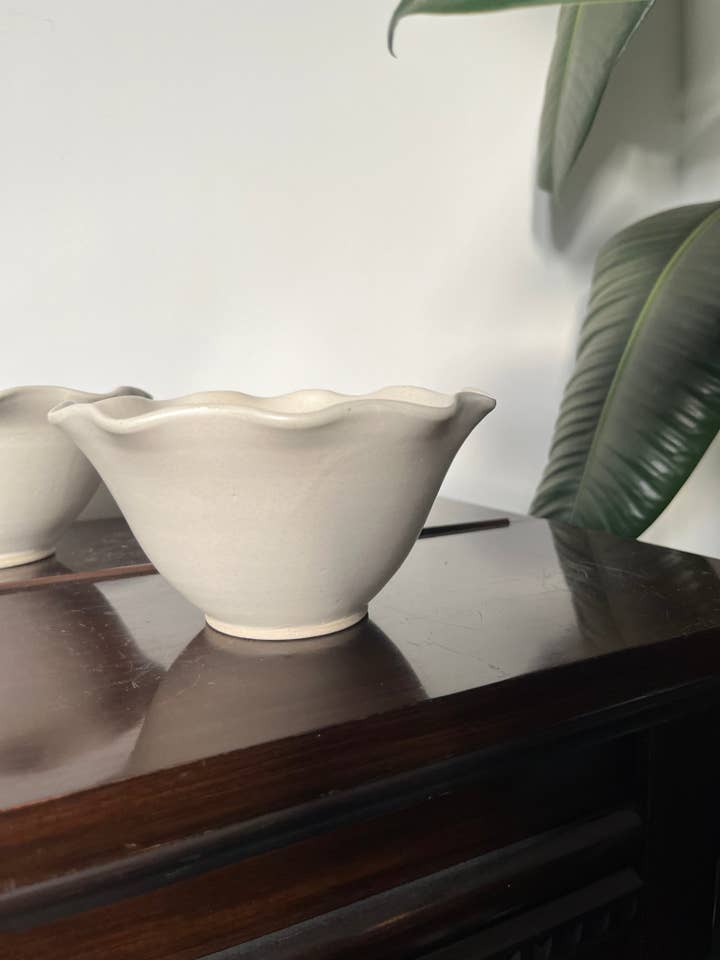 Breakfast Bowls - Satin Cream for wholesale by Bisby Bisques