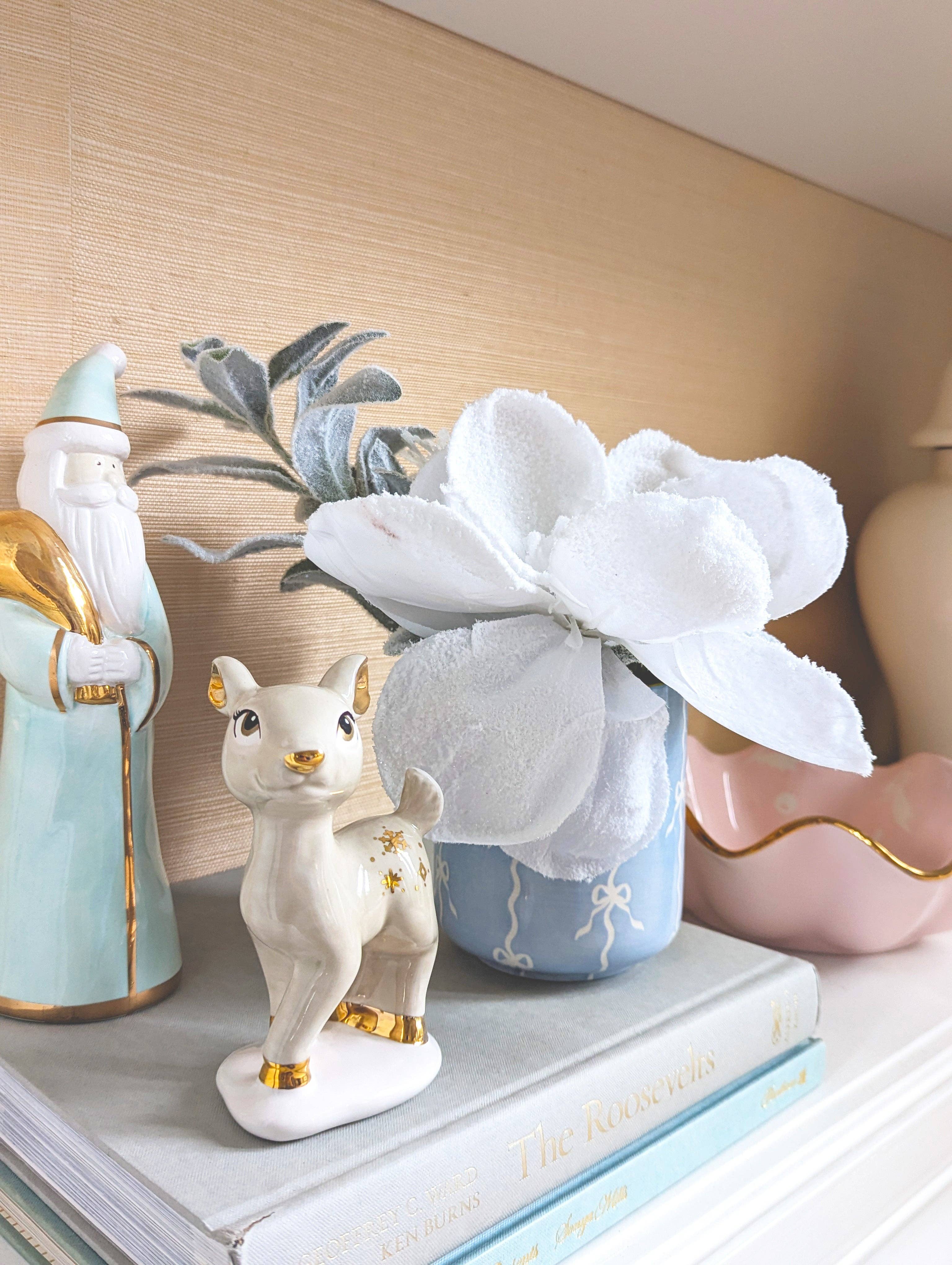 Lo Home | Ruby Clay – wholesale Decorative jar – Deck the Halls Ginger Jars in Hydrangea Light Blue8