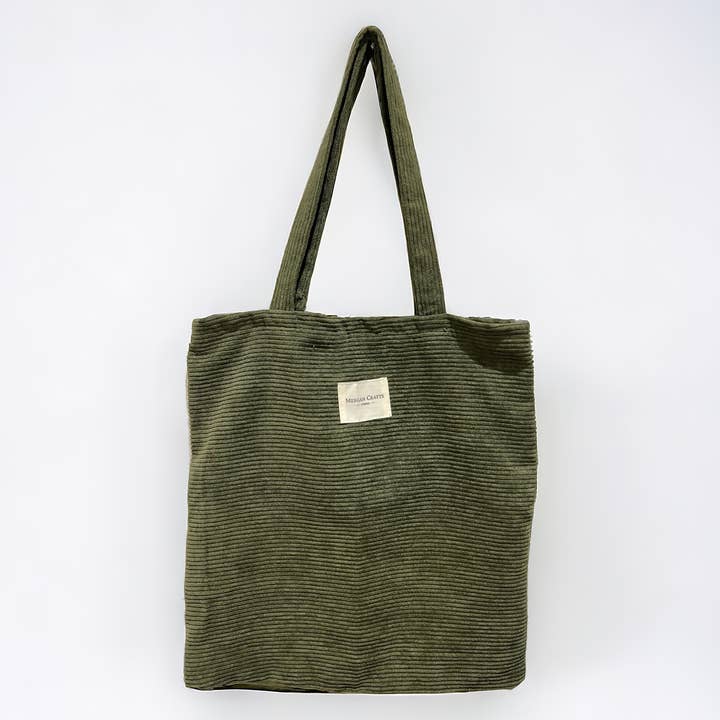 MERGAN CRAFTS - TEXTILE - Wholesale Tote Bag - Women's - Tote Bag, Shopping bag, with long Strap- Corduroy6