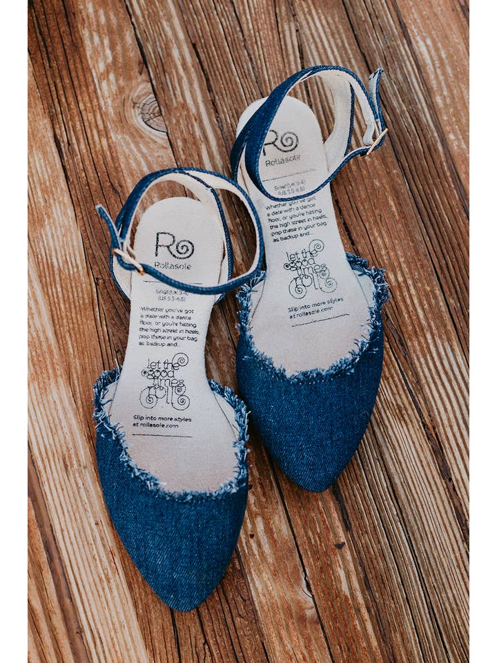 Rollasole - Wholesale Flats - Women's - Denim Dash6