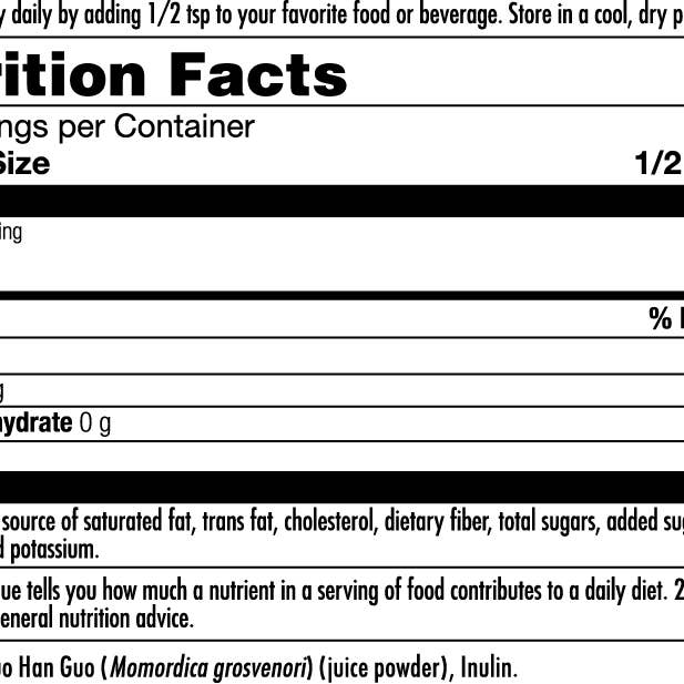 KAL - Wholesale Sugar/Sweetener - Monk Fruit Low-Calorie Sweetener3