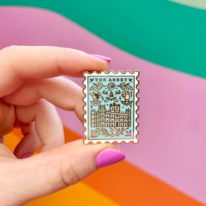Joy Addict - Wholesale Lapel Pin/Button - The Abbey Enamel Pin1