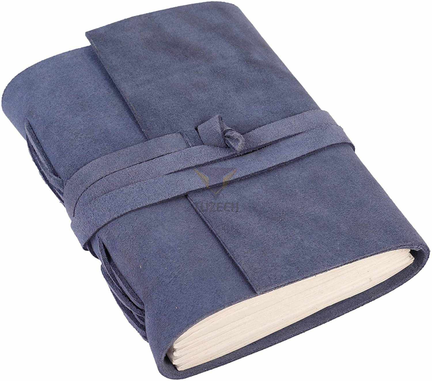 Tuzech Leather - Wholesale Journal/Diary - Tuzech Leather Journal Writing Notebook Antique Handmade Leather Bound Daily Notepad for Men/Women Unlined Paper for Art Sketchbook Travel Diary to Write in 7 Inches18