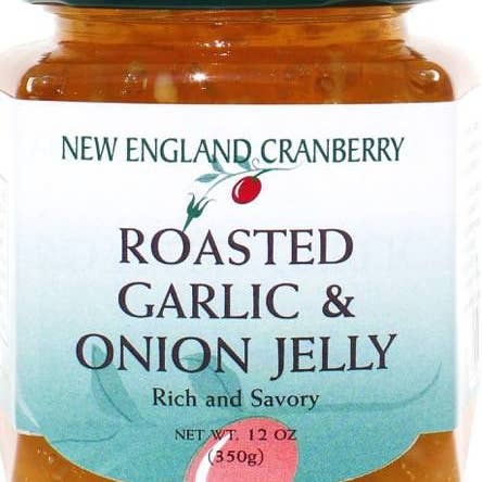 Roasted Garlic and Onion Jelly for wholesale by New England Cranberry Co