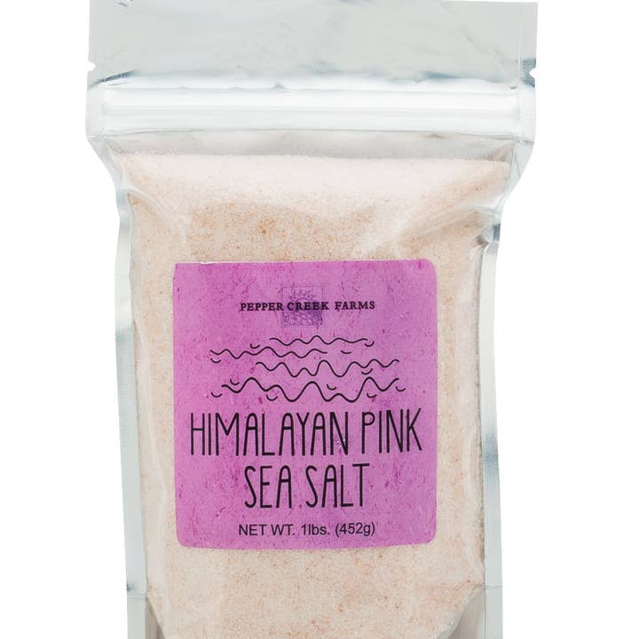 Pepper Creek Farms - Venta al por mayor Sal - Bolsa de sal rosa del Himalaya de 1 y 2 LB3