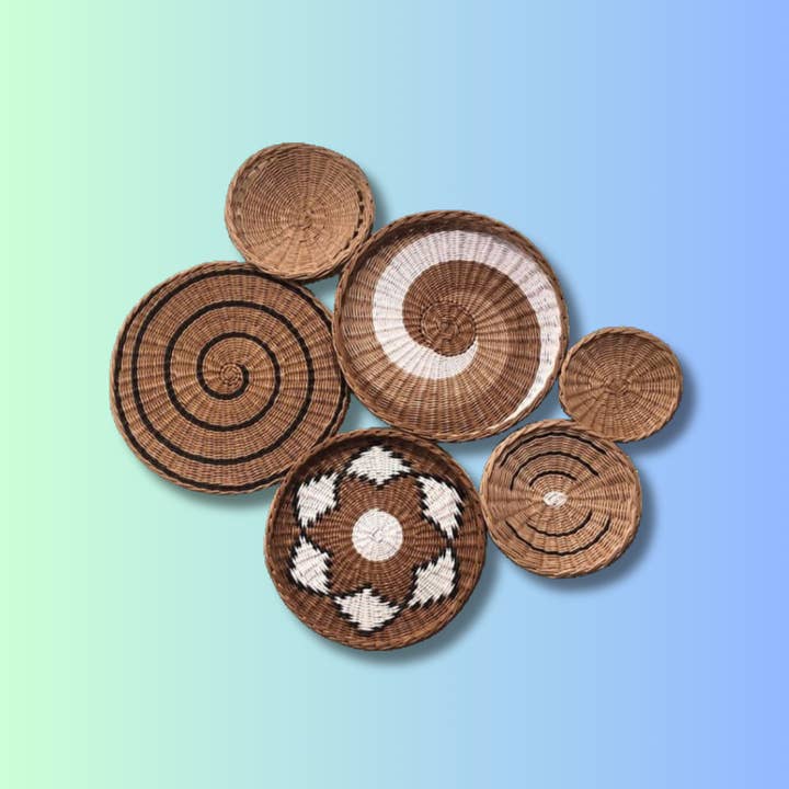 Chocolat Chaud: decoración de pared de yute de 6 piezas para venta al por mayor de Fibre & Shoot